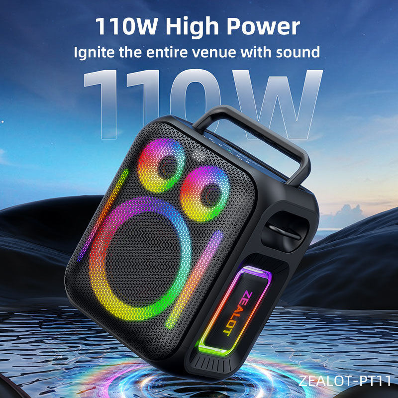 ZEALOT PT11 Heavy Duty Party Tower Speaker - Angle 3