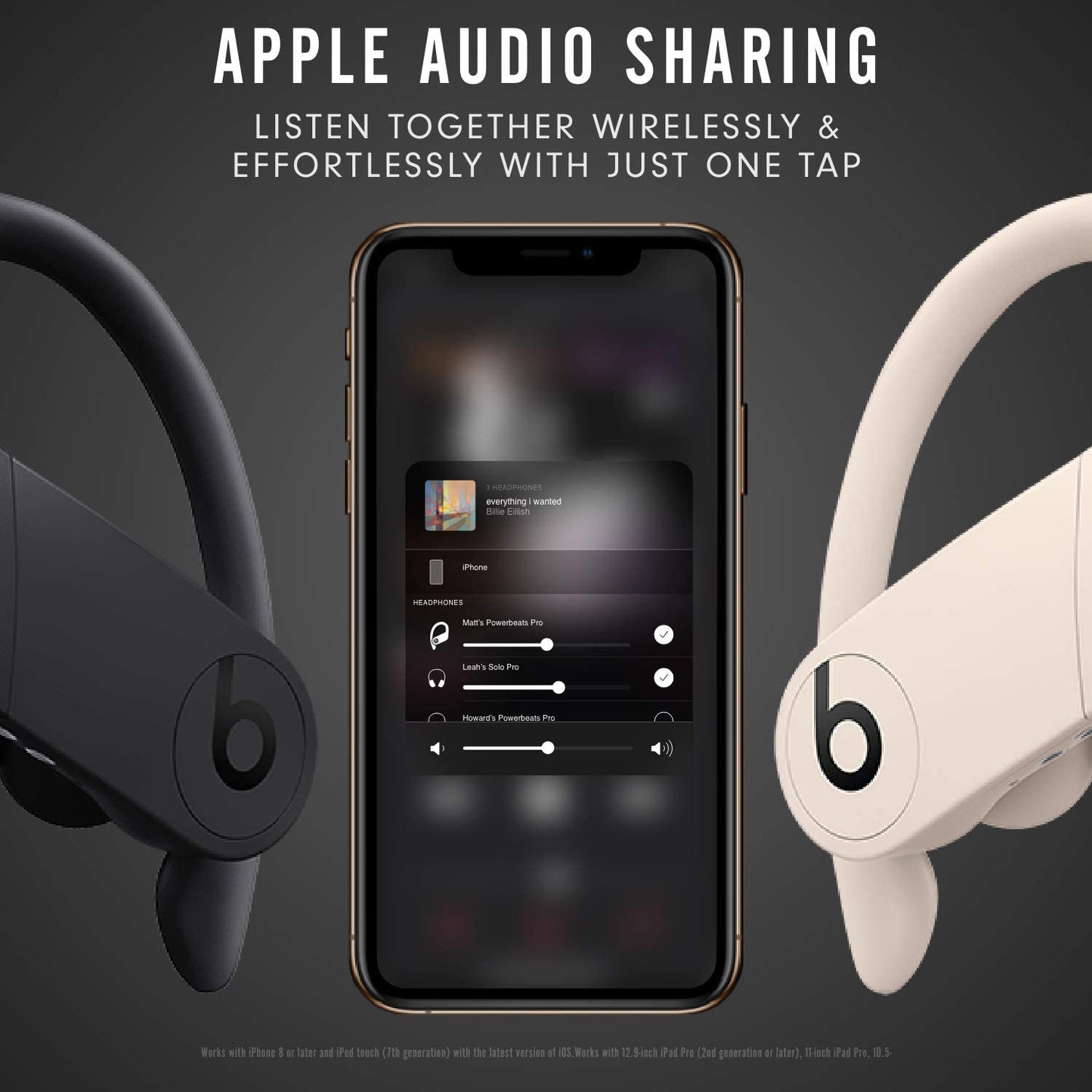 Power Beats Wireless Earphones | Color” Black and Red - Image 4