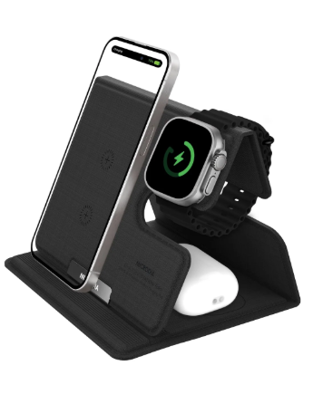 CHARGING STATION FOLIO 3-IN-1 DUAL COIL CHARGING STATION