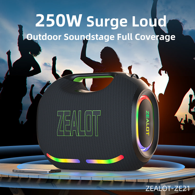 ZEALOT ZE21 High Power Flagship Party Speaker - Angle 3
