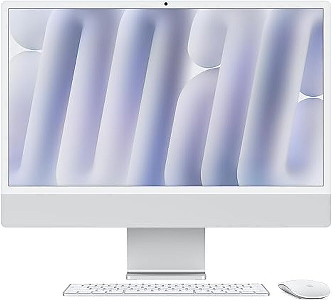 24' Apple iMac M4 Silver Nano Glass | 10 Core CPU 10 Core GPU | 32GB RAM 2TB SSD | 2024 desktop computer