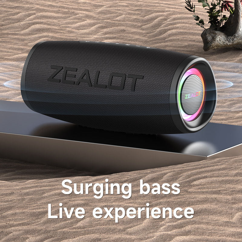ZEALOT S67M 60W Party Karaoke Speaker with Wireless Microphone - Angle 2