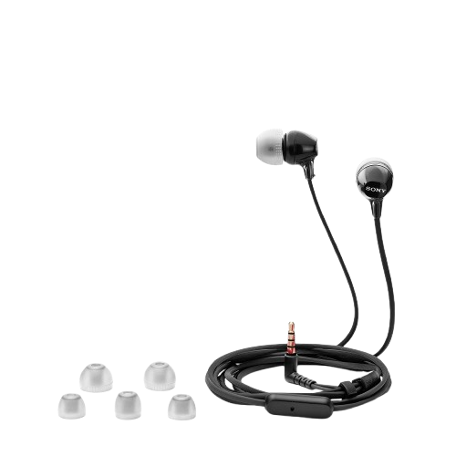 Sony MDR-EX15AP Earphone | COLOR AVAILABLE” BLACK & WHITE - Image 2