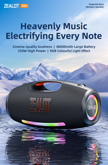 ZEALOT S89 160W Ultra High Power Outdoor Party Speaker