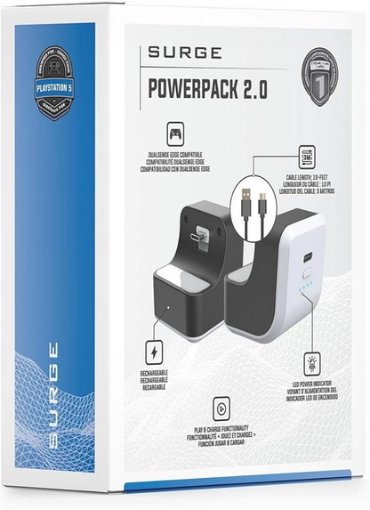 Surge PS5 PowerPack 2.0 Battery Pack & Charge Cable - Image 2