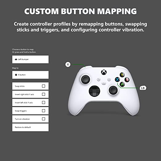 Xbox Wireless Controller | COLOR AVAILABLE” ROBOT WHITE, CARBON BLACK, ELECTRIC VOLT GREEN, PINK, BLUE, RED & SKY CIPHER - Image 4
