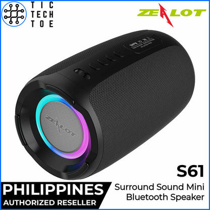 ZEALOT S61 RGB Light Portable Wireless Speaker