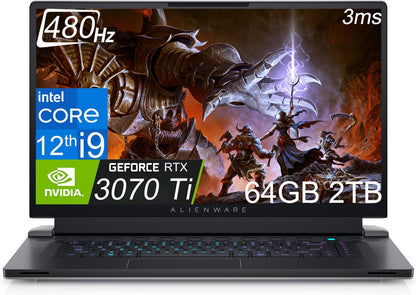 Alienware X17 R2 - 17" 4K 120Hz Ultrasharp, 32GB RAM, 1TB NVMe SSD