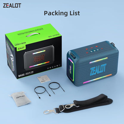 ZEALOT S95 120W Outdoor Waterproof Bluetooth Party Speaker - Angle 3