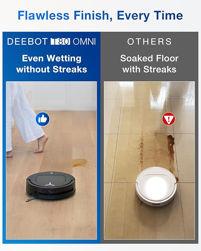 Ecovacs Deebot T80 Omni Robot Vacuum and Mop - Image 3