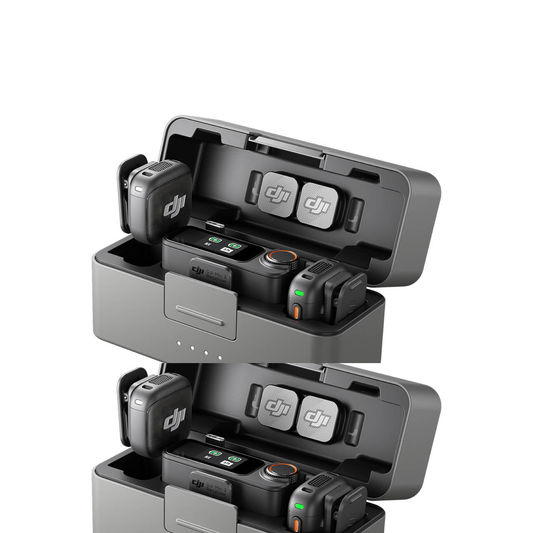 DJI Mic 3 (2 TX + 1 RX + Charging Case) – with Wireless Microphone