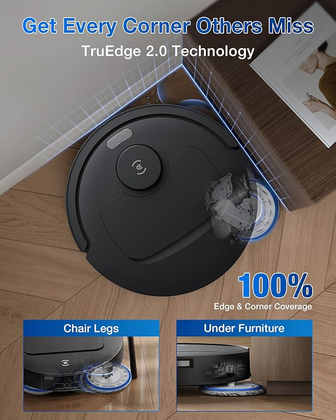 ECOVACS T30C EULER OMNI Robot Vacuum | COLOR” BLACK - Image 4