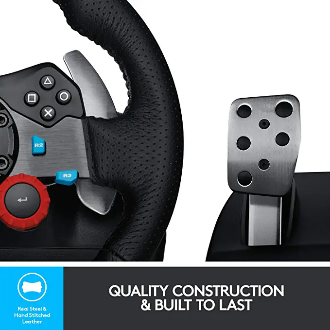 Logitech G29 Driving Force Racing Wheel – (PlayStation and PC) - Image 3