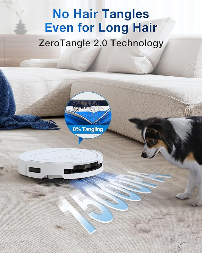 Ecovacs Deebot T50 Pro Omni Robot Vacuum and Mop | COLOR” BLACK & WHITE - Image 2