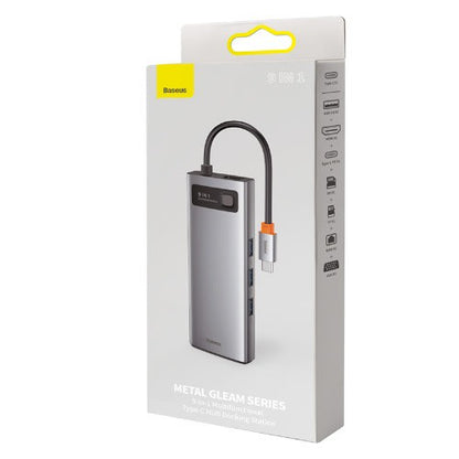 Baseus Metal Gleam Series 9-in-1 Multi-functional Type-c Hub - Image 3