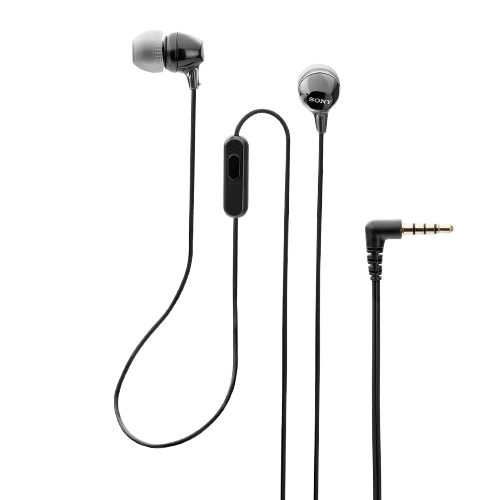Sony MDR-EX15AP Earphone | COLOR AVAILABLE” BLACK & WHITE