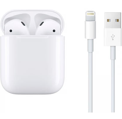 Apple AirPods 2nd gen headphones — angled view
