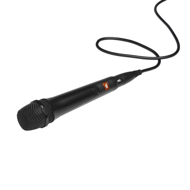 JBL PBM100 Wired Microphone – Dynamic Vocal Mic with Cable, Black
