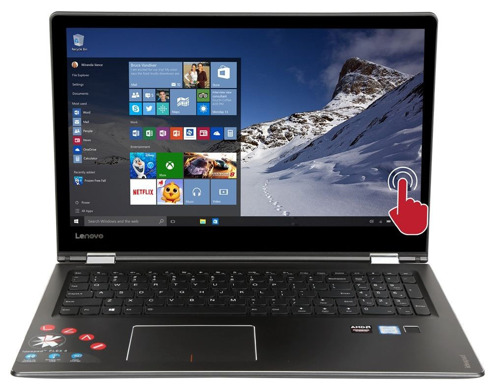 Lenovo Ideapad Flex 4 2-in-1 - 14" FHD+, 16GB RAM, 256GB NVMe SSD
