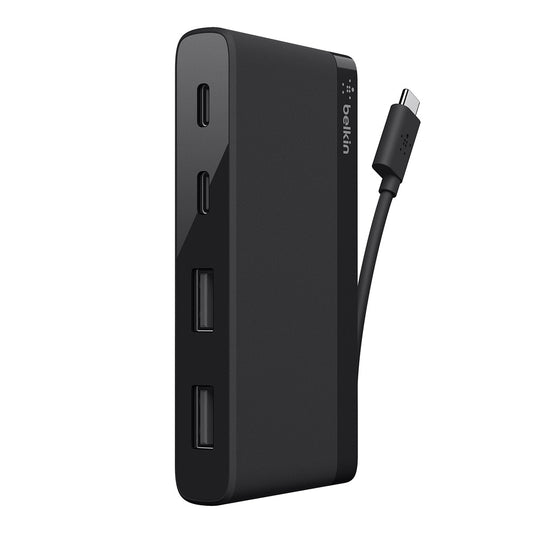 Belkin USB-C 4-Port Mini Hub | BLACK