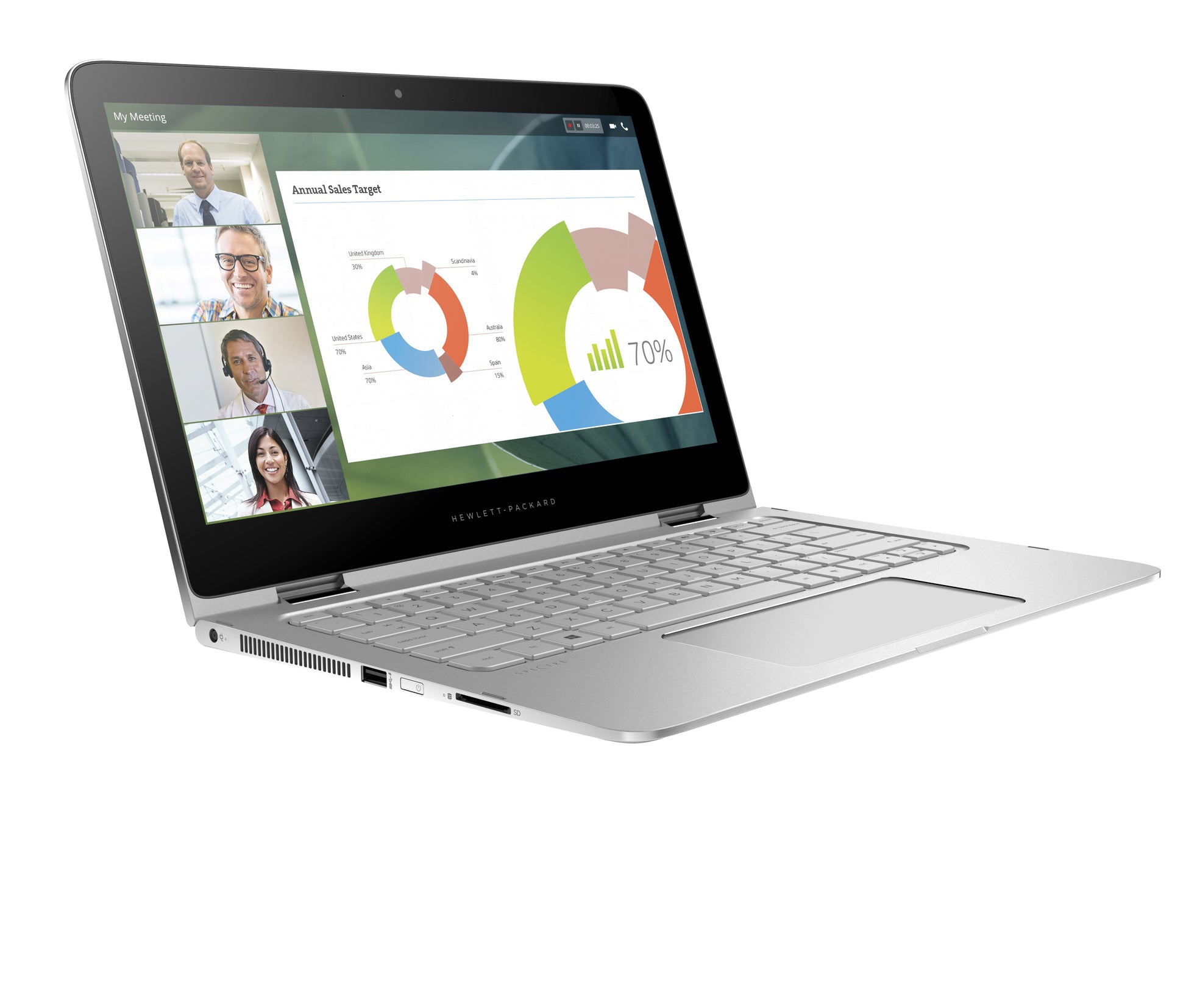 HP Spectre Pro G2 2-in-1 - 13" FHD, 8GB RAM, 256GB NVMe SSD