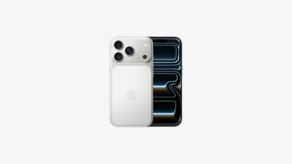 iPhone 17 Pro smartphone in Silver — front view