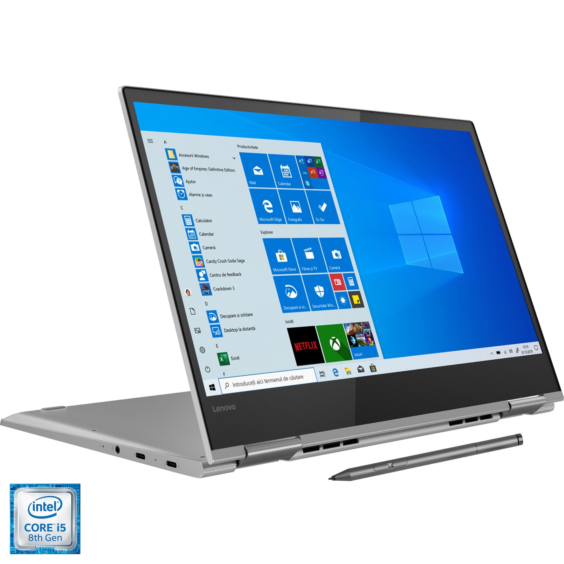 Lenovo Yoga 730S-13iwl - 13" FHD Glossy, 12GB RAM, 256GB SSD