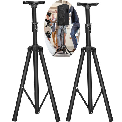 ZEALOT Heavy Duty Adjustable Tripod Speaker Stand - Angle 2