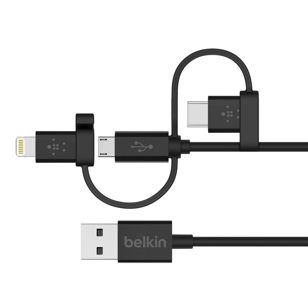 Belkin Universal Cable 3-In-1 – Black