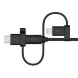 Belkin Universal Cable 3-In-1 – Black - Image 2