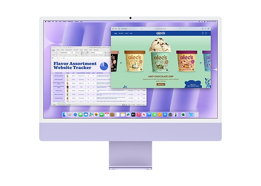 24' Apple iMac M4 Silver | 10 Core CPU 10 Core GPU | 32GB RAM 1TB SSD Touch ID & Number Keyboard | 2024 desktop computer