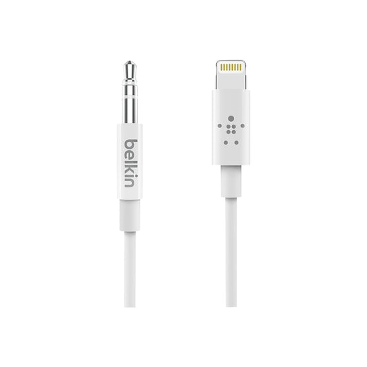 3.5mm Audio Cable With Lightning Connector 1.8m | Black charging accessory