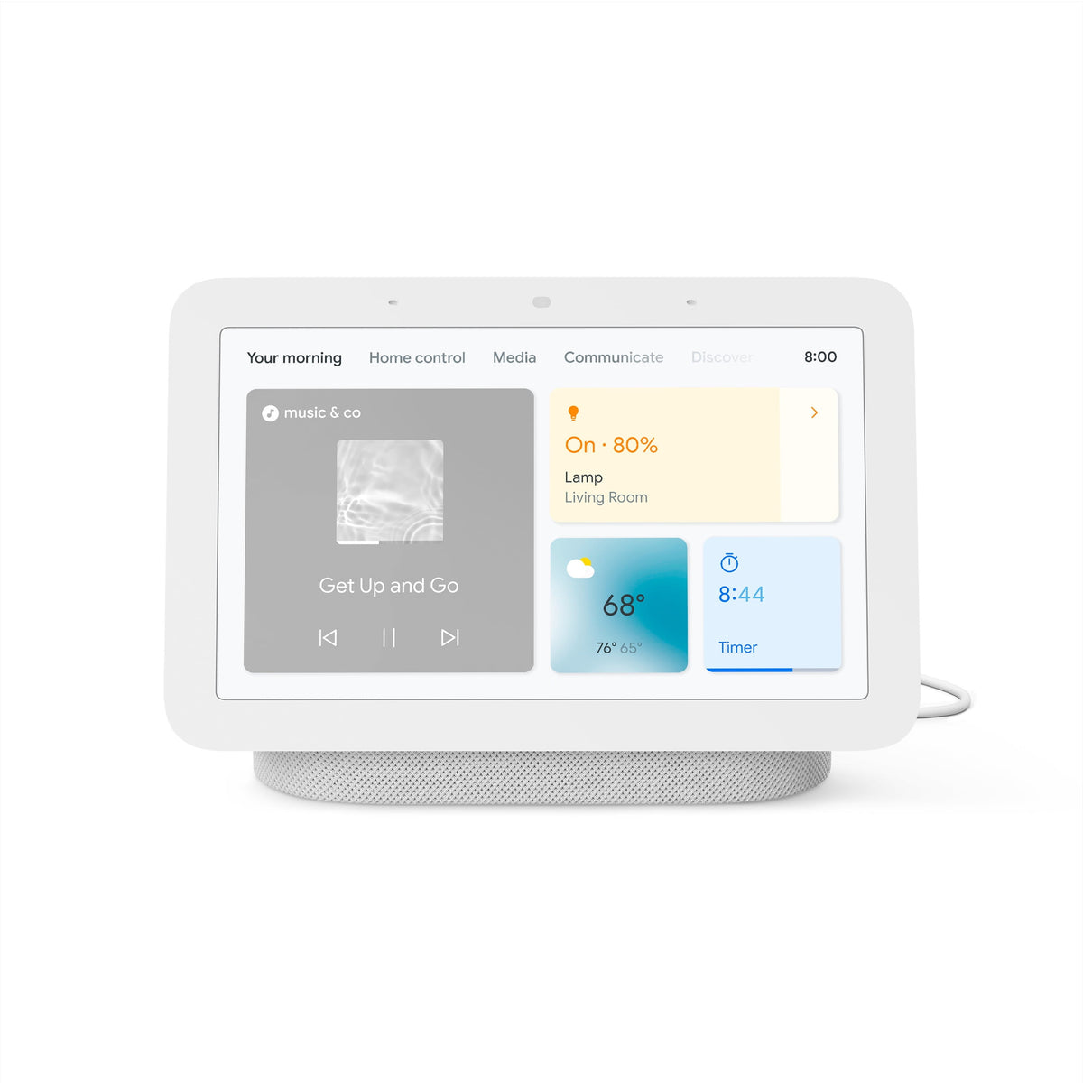 Google Nest Hub 2nd Gen | color Available" White & Charcoal