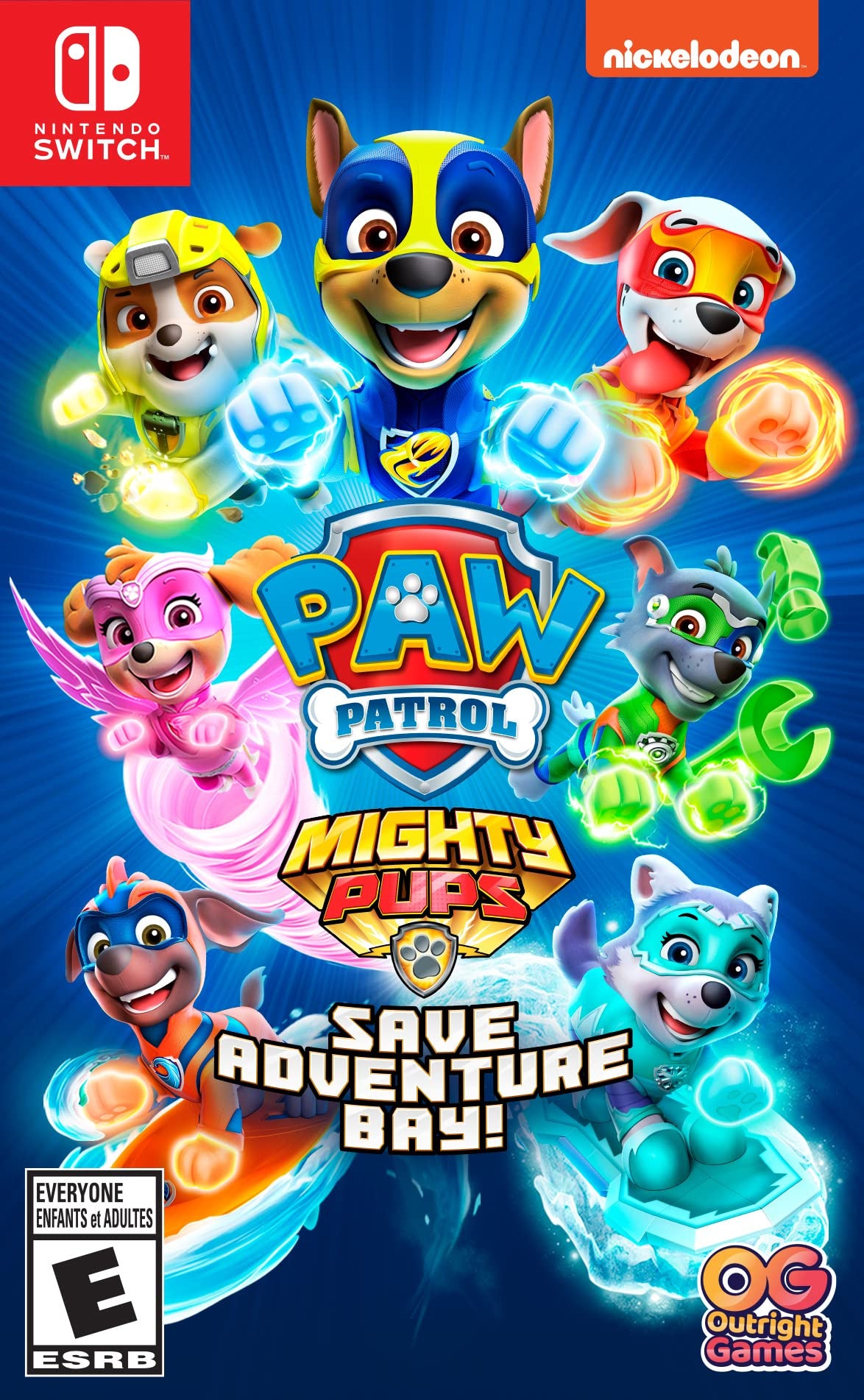 Paw Patrol Mighty Pups Save Adventure Bay – Nintendo Switch video game